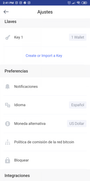 Cartera Bitpay Bitcoin Configuracion