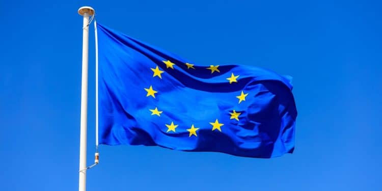 Bandera de la Unión Europea. Fuente:  rawf8/elements.envato.com