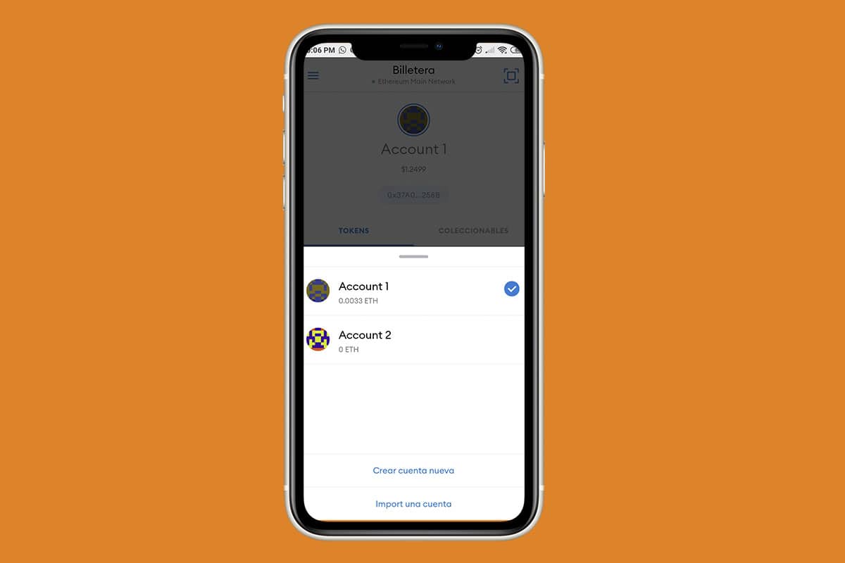 Metamask usuario manejo fondos