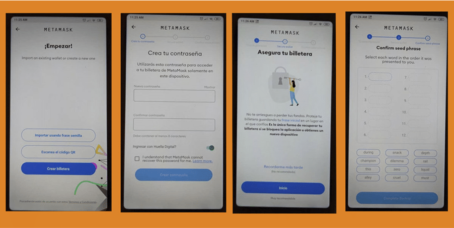 ethereum cartera transacciones aplicación