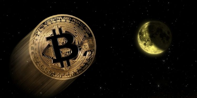 Precio de bitcoin se dispara a la luna