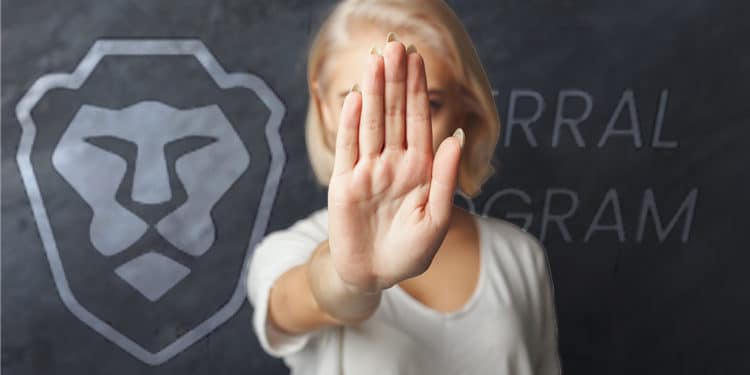 programa referidos navegador brave cierre