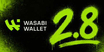 Logo de Wasabi Wallet y la inscripción 2.8